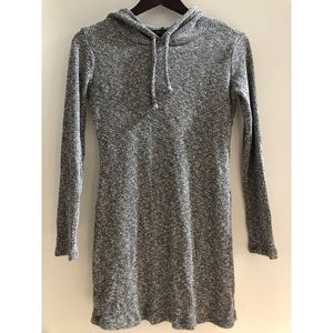 Long Sleeve Fitted Hoodie Dress